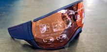 Визор горнолыжный SALOMON Driver/Mirage Dark Blue/Tonic Orange (L405937-V)